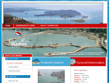 Tablet Screenshot of costa-rica-marinas.com